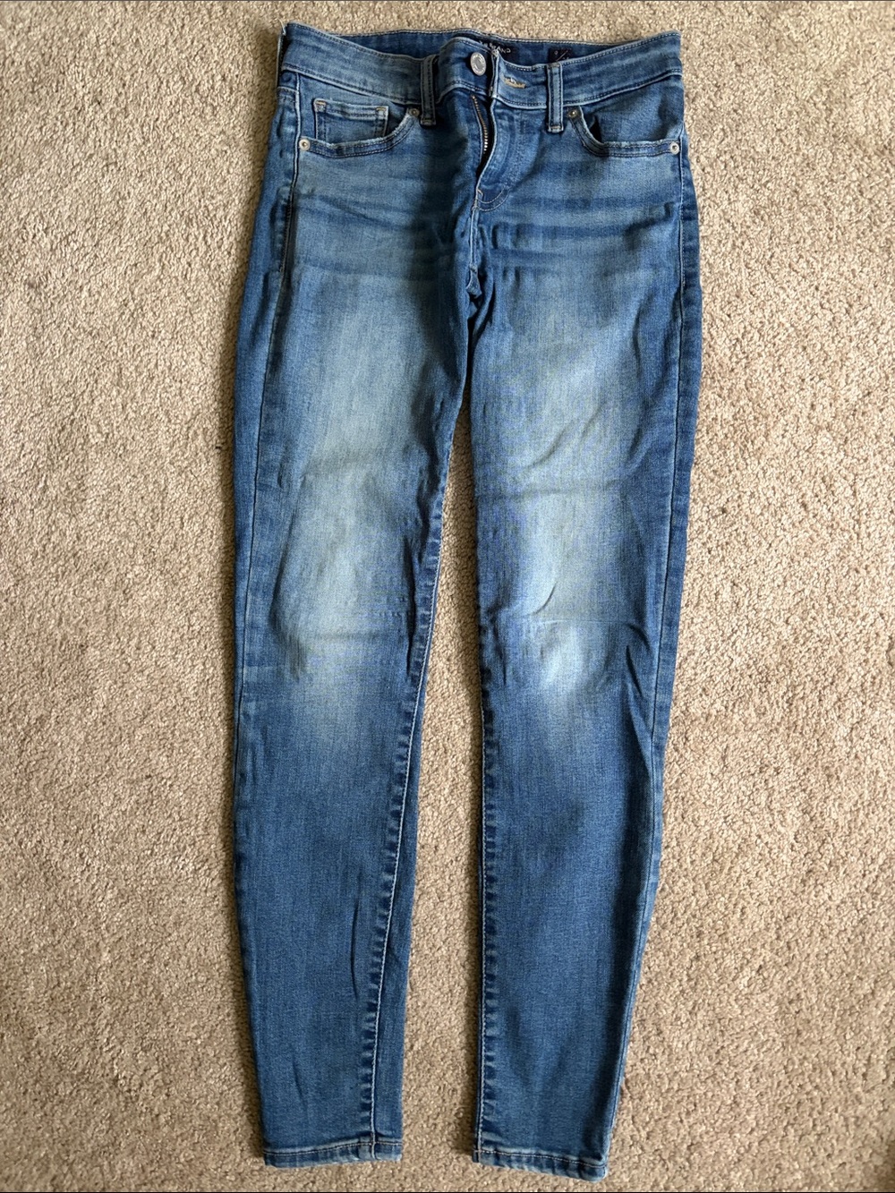 Lucky Brand Women's Medium Blue Skinny Jeans